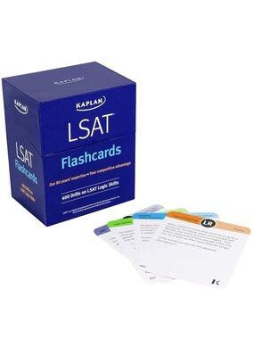 KAPLAN LSAT Prep Flashcards: 400 Drills Logic Skills By Kaplan Test Preperation